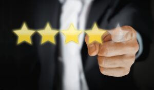 5 star rating for feedback